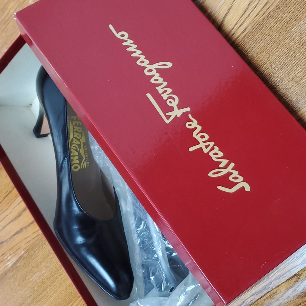 Black Ferragamo Heels